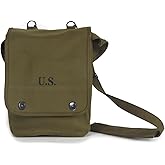WWII WW2 US Map Case Canvas Olive Green