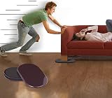 Ezprotekt 8 Pack Large Oval Furniture Sliders Carpet & Hard Floor 9.5x5.75 view 6