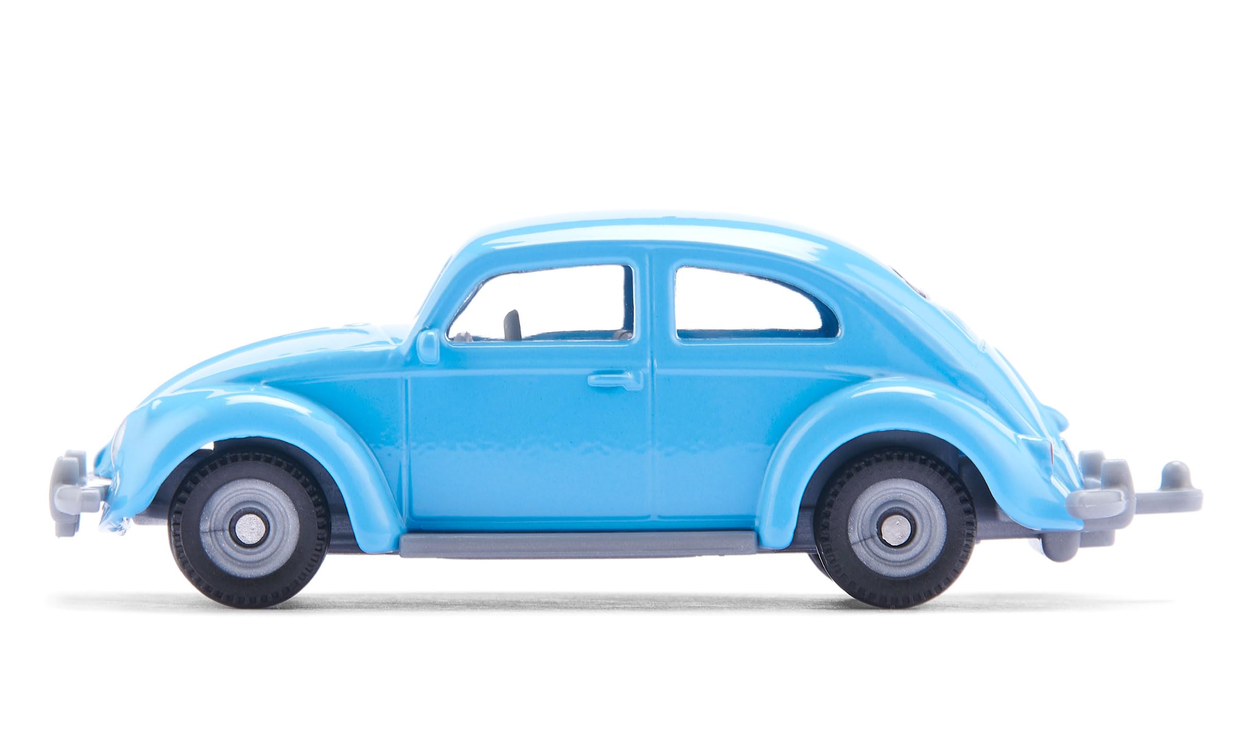 Siku 1557, VW Käfer, Metall/Kunststoff, Hellblau, Spielzeugauto für Kinder, Gummierte Reifen 2