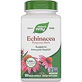 Nature's Way Echinacea Purpurea Herb, 1,200 mg per serving, 180 Capsules