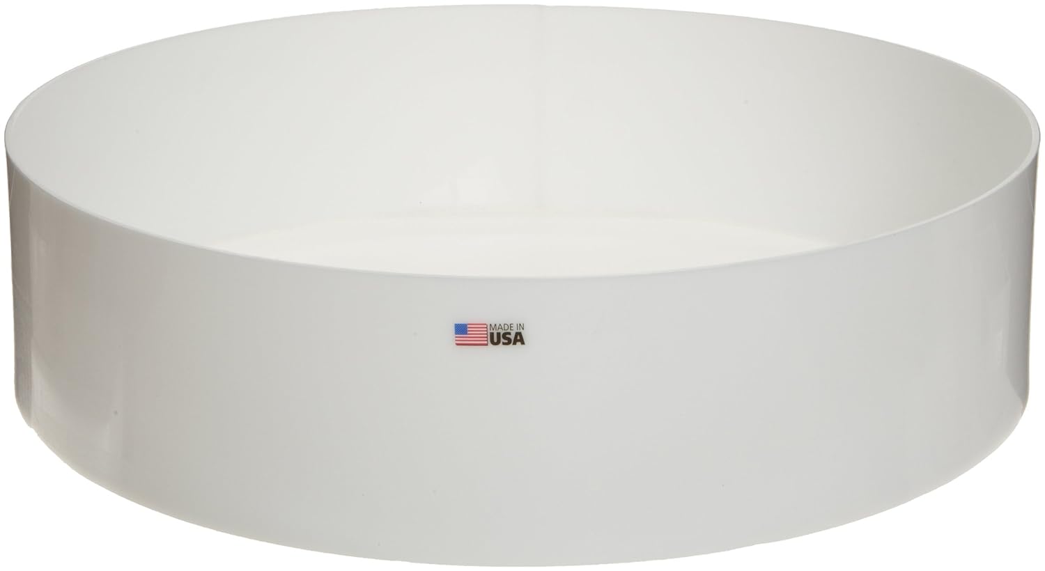 24 Diameter x 6 Depth Heavy Duty Round Lab Tray Dynalon 109834 Polyethylene HDPE tillescenter