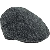 Glen Appin Harris Tweed County Cap for Men One Size Hat Birthday Gift (fits Medium to Large)