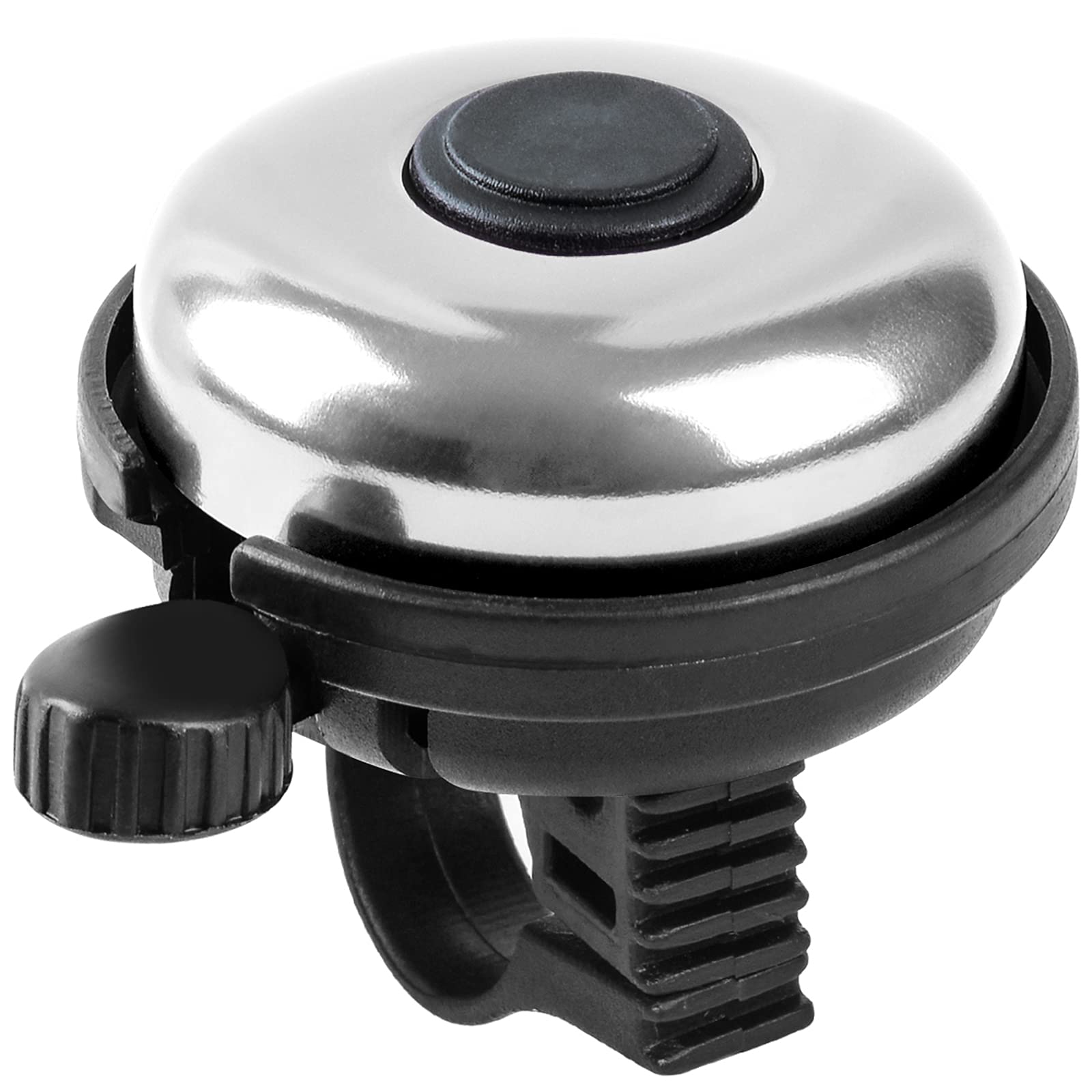 Photo 1 of Xthuge Classic Bike Bell, Aluminum Bicycle Bell, Loud Crisp Clear Sound Bicycle Bike Bell for Adults Kids(Silver-Left Hand Use)
