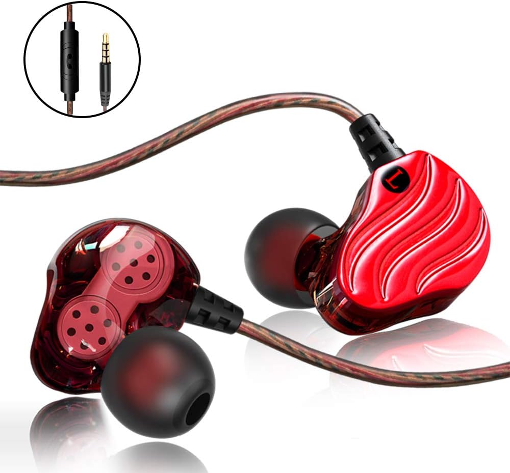 IEM Earbuds,Cute Earbuds for Girls,SXGINBT Cool Earbuds with Mic,Wired