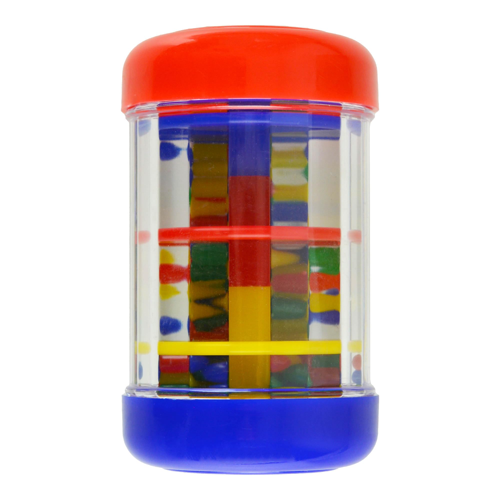 A-Star Colourful Rainmaker Plastic Rain Stick Rattle Tube Rainmaker - 9cm