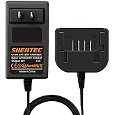 Shentec 20V Charger LCS1620 Compatible with Black and Decker LBXR20 LBXR20-OPE LB20 LBX20 LBX4020 LB2X4020-OPE 20V Lithium Slide Style Battery (BDCAC202B)