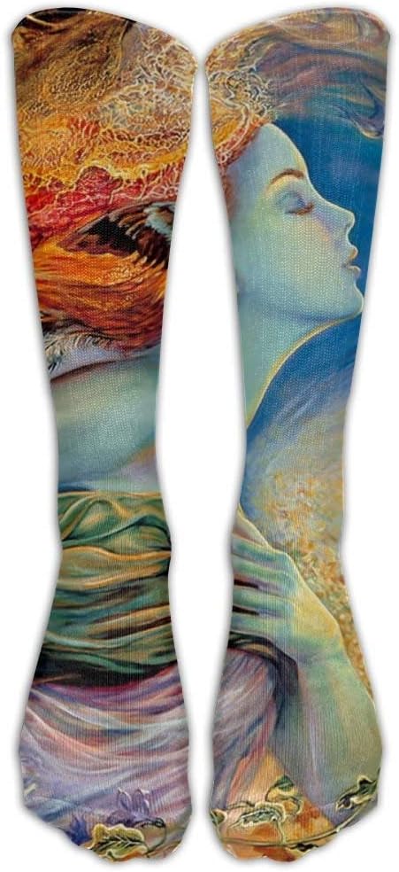 Fairy Art Athletic Tube Stockings Women Men Classics Knee High Socks Sport Long Sock One Size