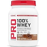 GNC Pro Performance 100% Whey 2.0, Chocolate, 25 Servings | 25g Gluten-Free Protein with BCAA Amino Acids for Muscle Recovery and Strength, Third-Party Tested for Banned Substances