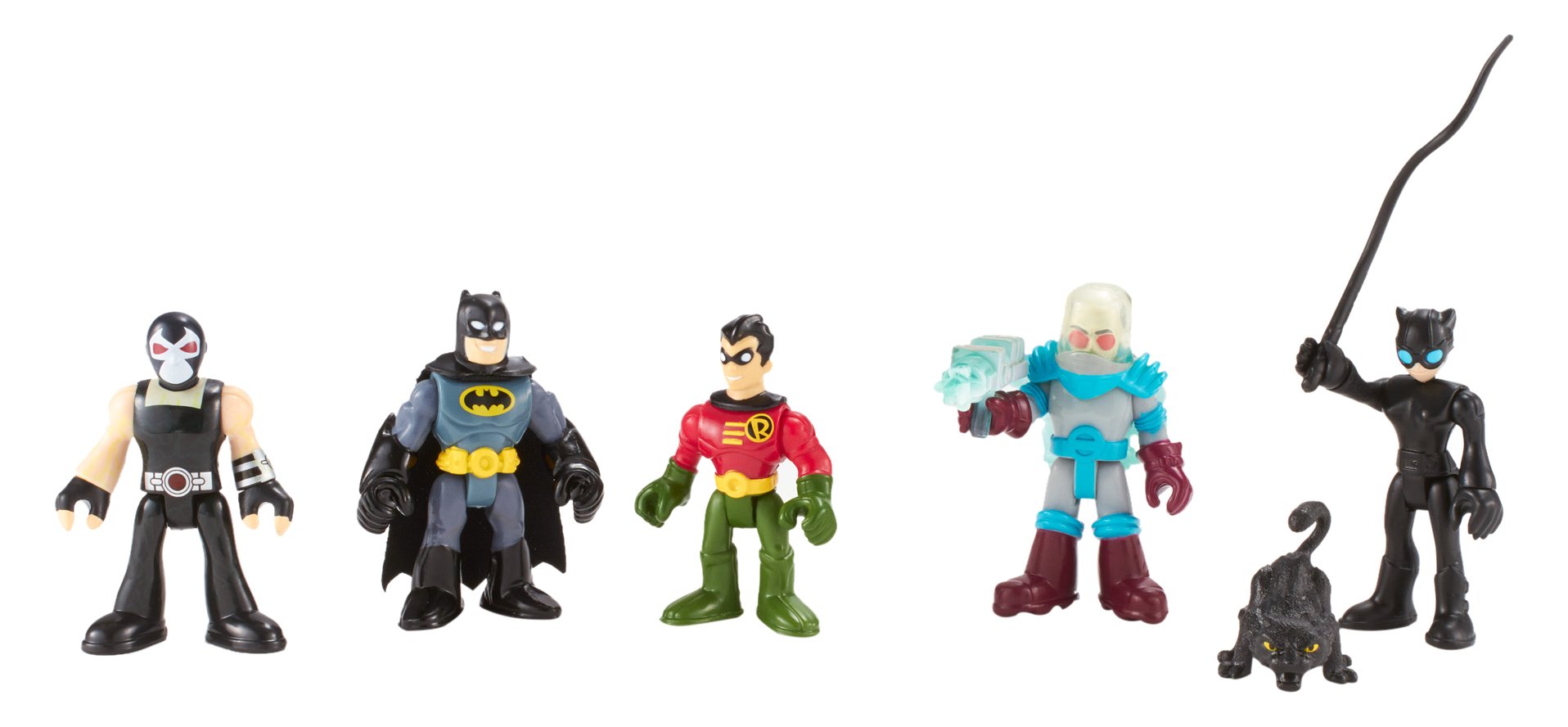Imaginext BCV33 - DC Super Friends Toy Playset - Batman Robin Catwoman Mr Freeze Bane Action Figure