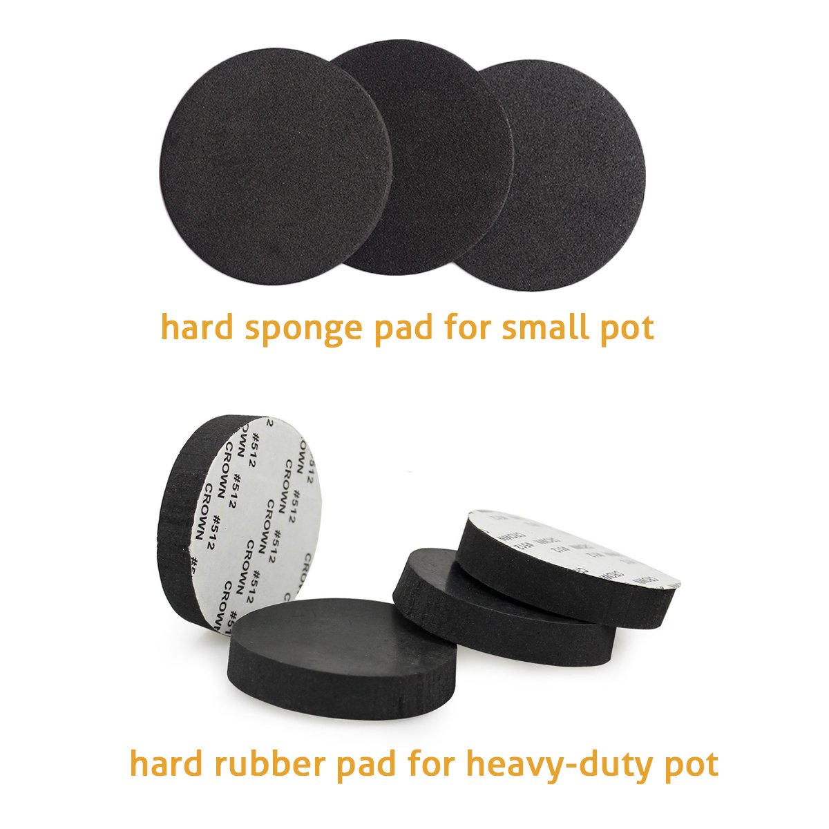 Ndier 24Pcs Blumentopf-Füße Unsichtbare Blumentopf-Riser - Heavy Duty Anti-Rutsch-Riser für Pflanzentöpfe Schwarz (12 + 4 + 8 verschiedene Stil)
