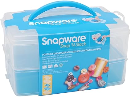 Snapware - Recipiente Rectangular Snap and Stack, de plástico, 2