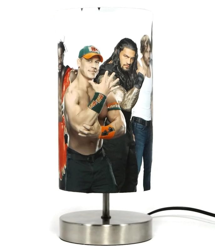 WWE Wrestling Lamp Light Lampshade Lamps Boys Children's kids John Cena