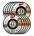 Makita 10 Pack - 40 Grit Flap Disc For Grinders - Aggressive Conditioning For Metal, Stainless Steel & Non-Ferrous - 4-1/2