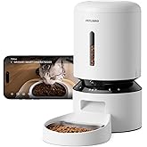 PETLIBRO Automatic Cat Feeder with Camera, 1080P HD Video &amp; Night Vision | 5G/2.4G WiFi Smart Pet Feeder, App Control, 2-Way Audio, Motion Alerts, Low Food, Anti Blockage, 5L Seal Fresh, for Cats Dogs