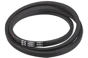uxcell 3 Pack B75 Classic Wrapped V-Belt, 78" Outside Circumference Wrapped Industrial Rubber V-Belt B Profile V-Belt for Industrial Machinery Equipment, Black