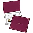 Oxford Certificate Holders, Burgundy Diploma Holders, Letter Size, 25 per Pack (299585)