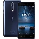 Nokia 8 TA-1004 64GB/4GB Dual Sim Polished Blue - Factory Unlocked Global Version - GSM ONLY, NO CDMA - NO Warranty in the US