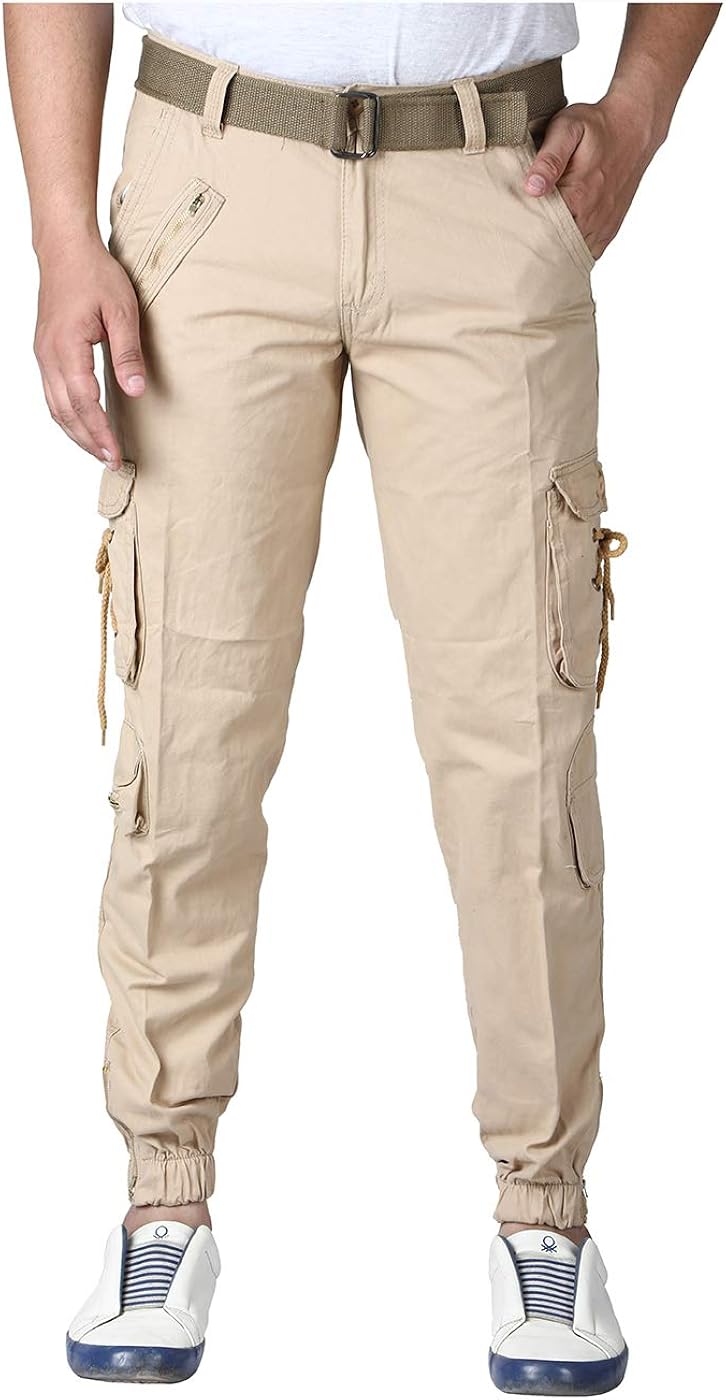 Buy Marcsman Men's Regular Fit Cargos at Amazon.in
