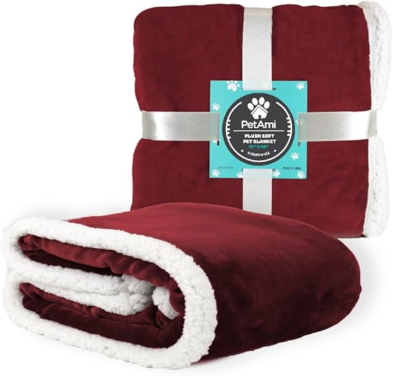 sherpa fleece pet blanket