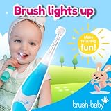 Brush-Baby BabySonic Kids Electric Toothbrush Teal 0-36 Months LED 2-Min Timer view 8