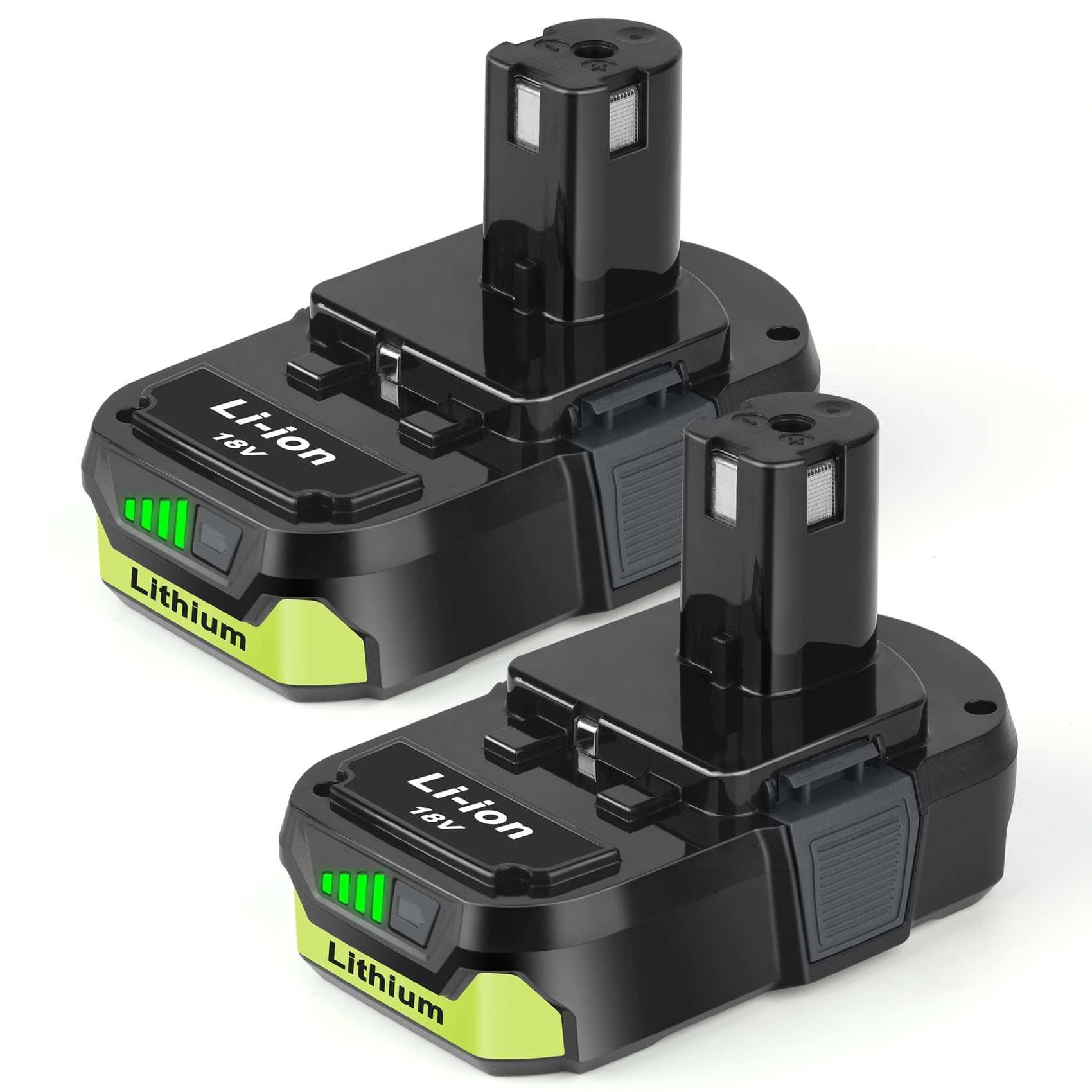 Photo 1 of REACELL 2Packs P103 18V Battery Compatible for Ryobi 18V ONE+ Battery Replacement for PBP005 P102 P103 P104 P105 P107 P109 P122 Cordless Tool Batteries, 3.5Ah 18 Volt Batteries