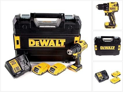 Dewalt Dcd708d2t Qw Perceuse Visseuse 18v Xr Compact 2 Ah Amazon Fr Bricolage