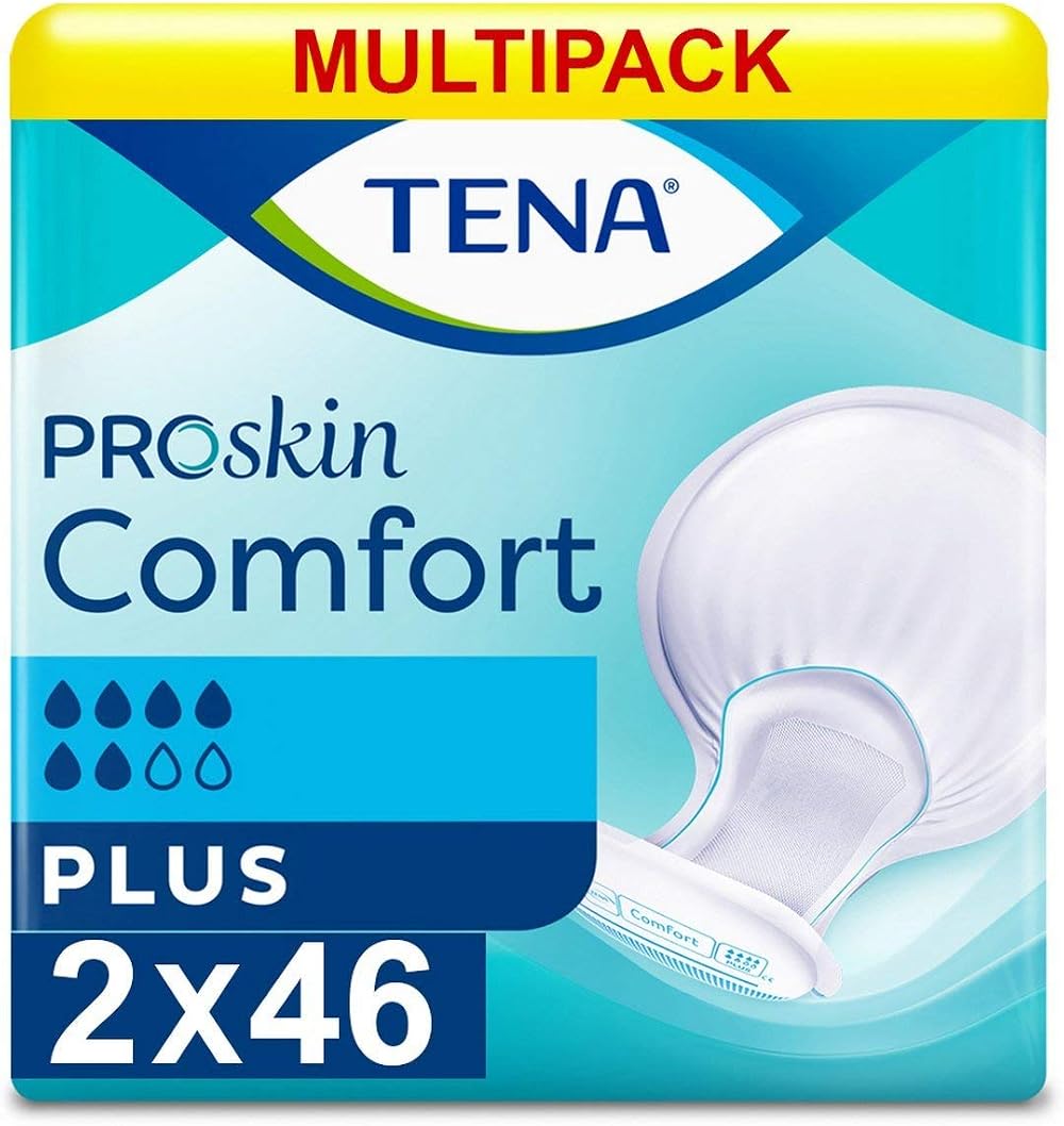 TENA ProSkin Comfort Plus Compact 2 x 42 Pads Bulk Pack 84 Pads