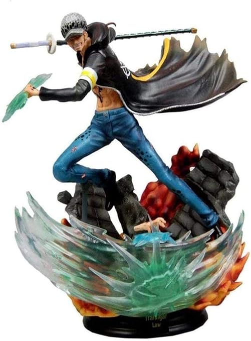 Amazon Co Jp アニメキャラモデルhzlq One Piece戦闘スタイルトラファルガー ローライトシーン外科フルーツアニメーション キャラクターモデル家具装飾コレクションスタチューアクションフィギュア子供のおもちゃ 優秀なキッドギフト Ajmyll ホーム キッチン