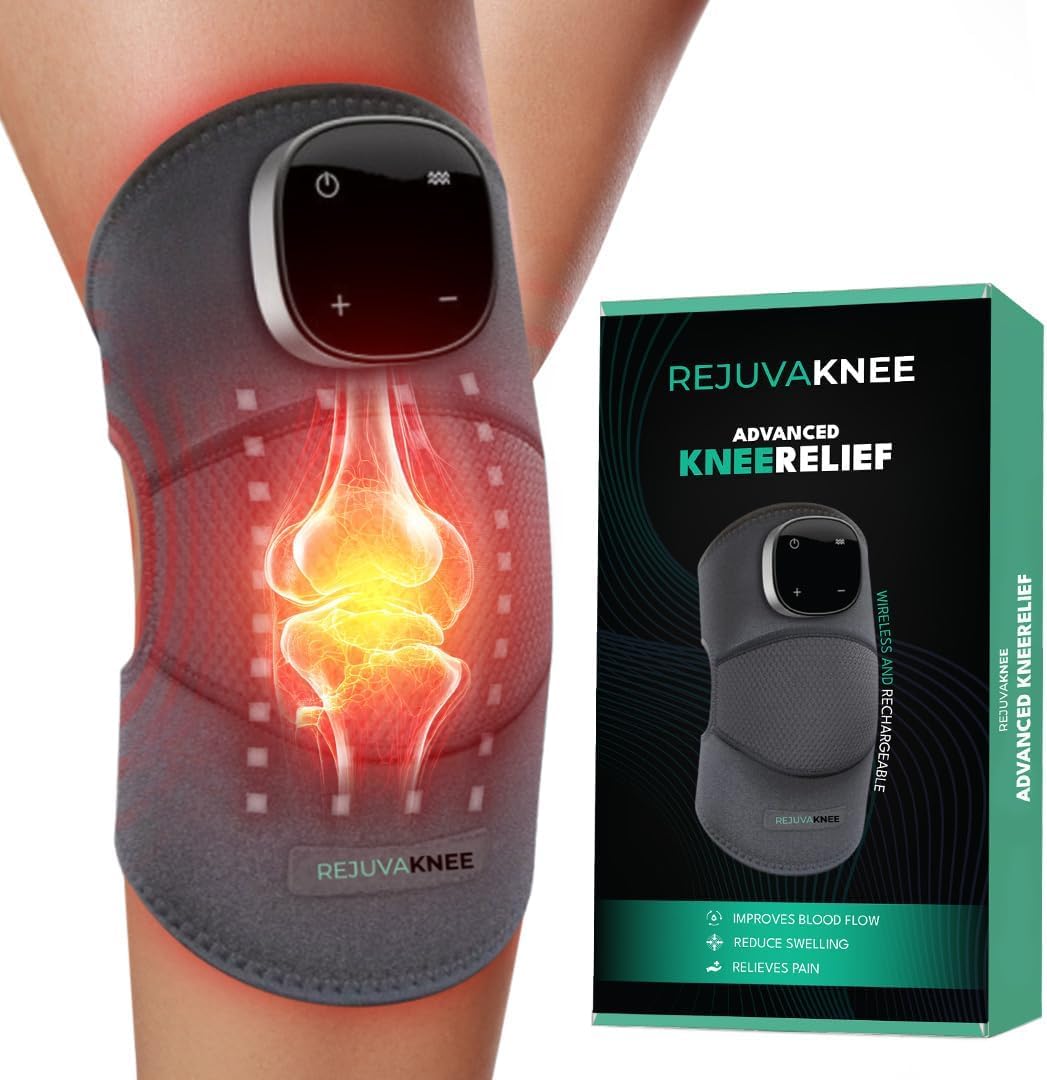Photo 1 of Rejuvacare The Official RejuvaKnee Wrap and Foot Massagers, Wireless and Portable for Everyday Use (RejuvaKnee, 1, Count)
