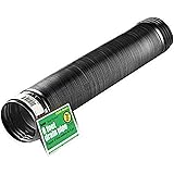 Flex-Drain 54021 Flexible/Expandable Landscaping Drain Pipe, Solid, 4-Inch by 8-Feet
