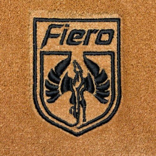 Lloyd Mats Pontiac Fiero Embroidered Velourtex Front Floor Mats 1984