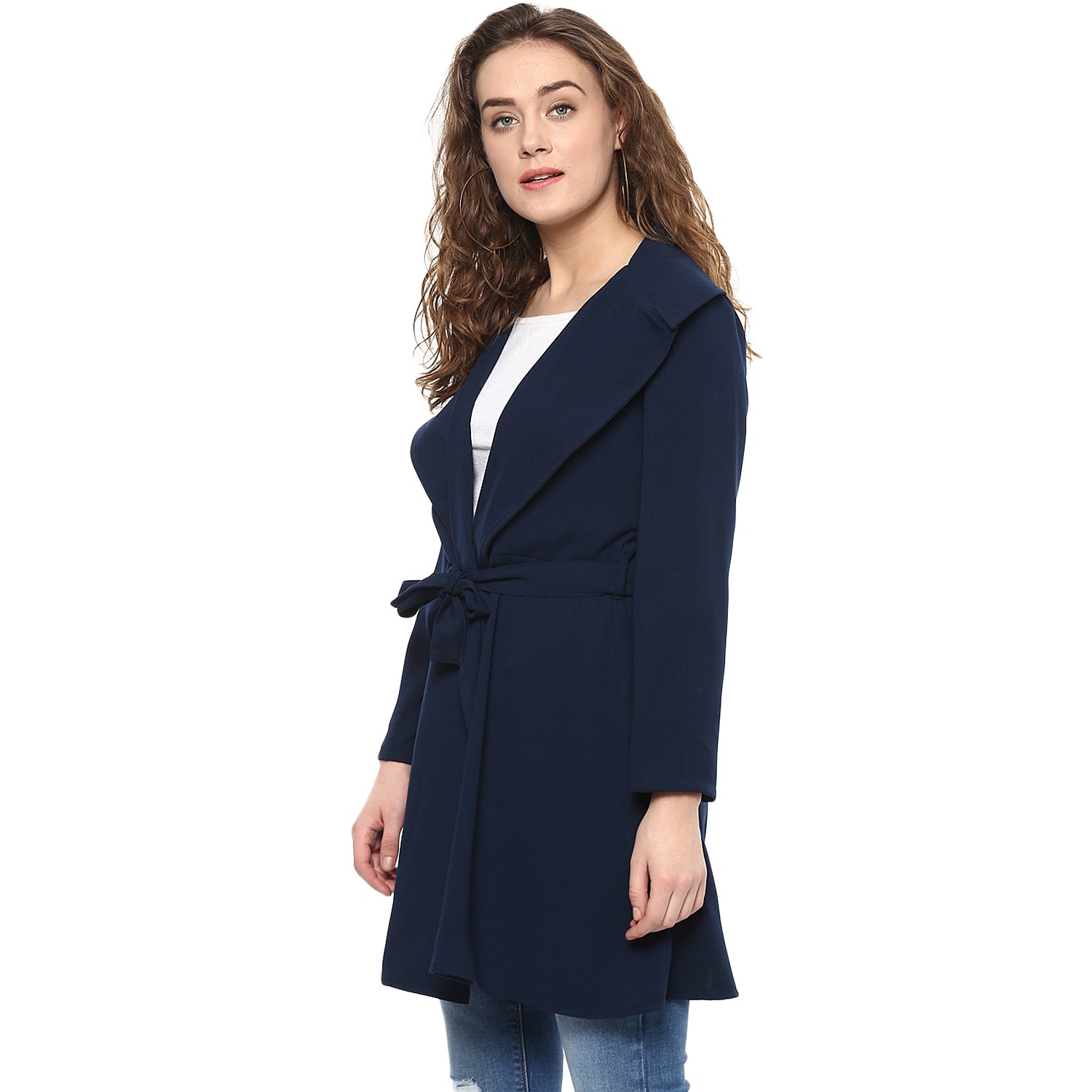 bohobi full sleeve solid women's jacket