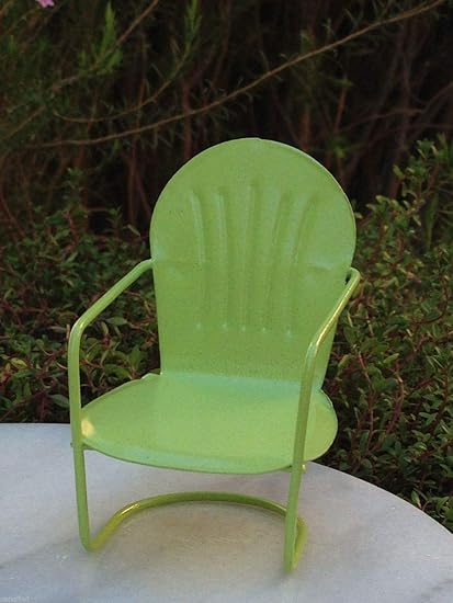 green glider chair