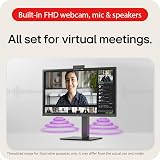 LG 27BA850 Monitor 27 Inch IPS FHD 1080p 100Hz USB-C Built-in Camera Mic view 2