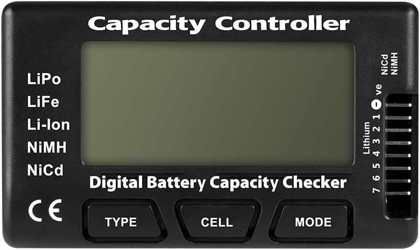 Lipo Battery Checker Digital Battery Capacity Checker RC CellMeter-7 LiPo LiFe Li-ion NiMH Nicd