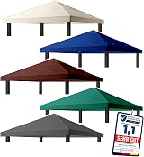 freigarten.de 3m x 3m Replacement Canopy Waterproof Heavy Duty PVC view 1