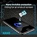 DOTSOG Nano Liquid Screen Protector High Definition Anti-Scratch Anti-Fingerprintes with 9H Hardness Nano Invisible Coating Compatible for Samsung S9/Note8 iPhone/Watches/Tablets-Covers Up to 3 Phones