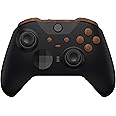 eXtremeRate Wood Grain Replacement Buttons for Xbox One Elite Series 2 Controller, LB RB LT RT Bumpers Triggers ABXY Start Back Sync Profile Keys for Xbox Elite Series 2 Core Controller Model 1797