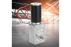 YWBL-WH DC 12V Gear Motor High Torsion Speed Reduce Electric Motor Reversible Gear Motor 8mm Shaft (12V 30RPM)