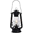 Rustic Farmhouse Lantern Table Lamp: Dimmable, Edison Bulb, Line Cord Dimmer - Medium Body, Rustic Finish, US UL/ULC Canada Safety Listed by Muskoka Lifestyle Products USA