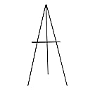 STUDIO DESIGNS Studio Display Easel Black 13206