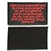 SpaceAuto Joshua 1:9 Tactical Morale Desert Badge Embroidery Hook & Loop Emblem Patch 3.93