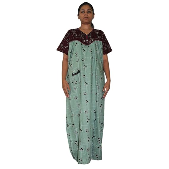 Cotton Maternity Feeding Nighty