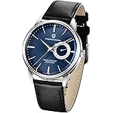 PAGANI DESIGN Men’s Watches Casual Leather Quartz Wrist Watch for Men Waterproof Business Dress Unique Watches Japanese Movement
