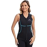 Hevto Wetsuit Top Women 3mm & Wet Suit Vest 2mm Neoprene Jacket for Surfing Swimming Paddle Boardinging Kayaking