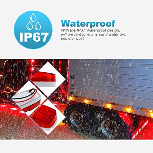 3 Partsam+Bullseye+Clearance+Rectangular+Indicators