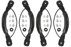 Anndason 4 Pcs Black Kayak Canoe Boat Side Mount Carry Handles/Paddle Park Kayak Handles and Hardwares