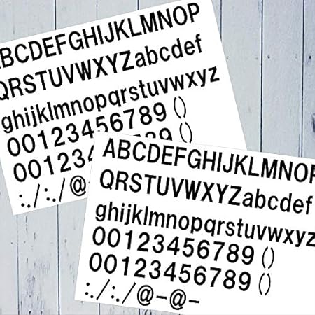 Amazon １文字８ ４円 アルファベット防水ステッカー 全176文字セット 切り文字タイプ 縦30cmx横21cmシート カッティングタイプ 16色選択 No 303 紫 ステッカー デカール 車 バイク