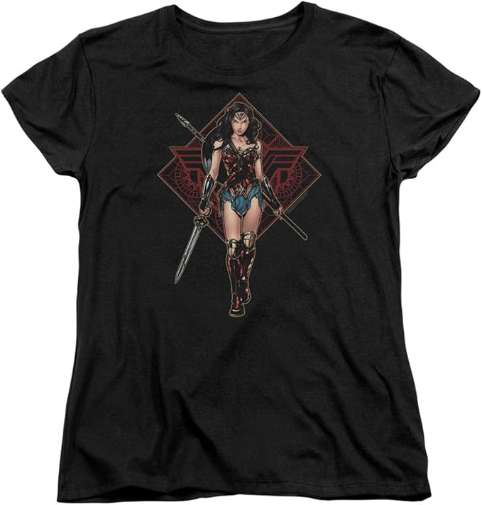 Wonder Woman Film Tee Shirt Femme guerrière Amazon.fr Vêtements