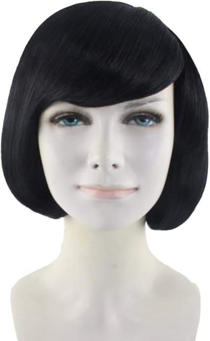 Amazon Co Jp Wigs2you ショートボブ 黒髪 ウィッグh 3106 フルウィッグ コスプレ 最高級 ナチュラル かつら 女装 サラつや 双子コーデ ホビー